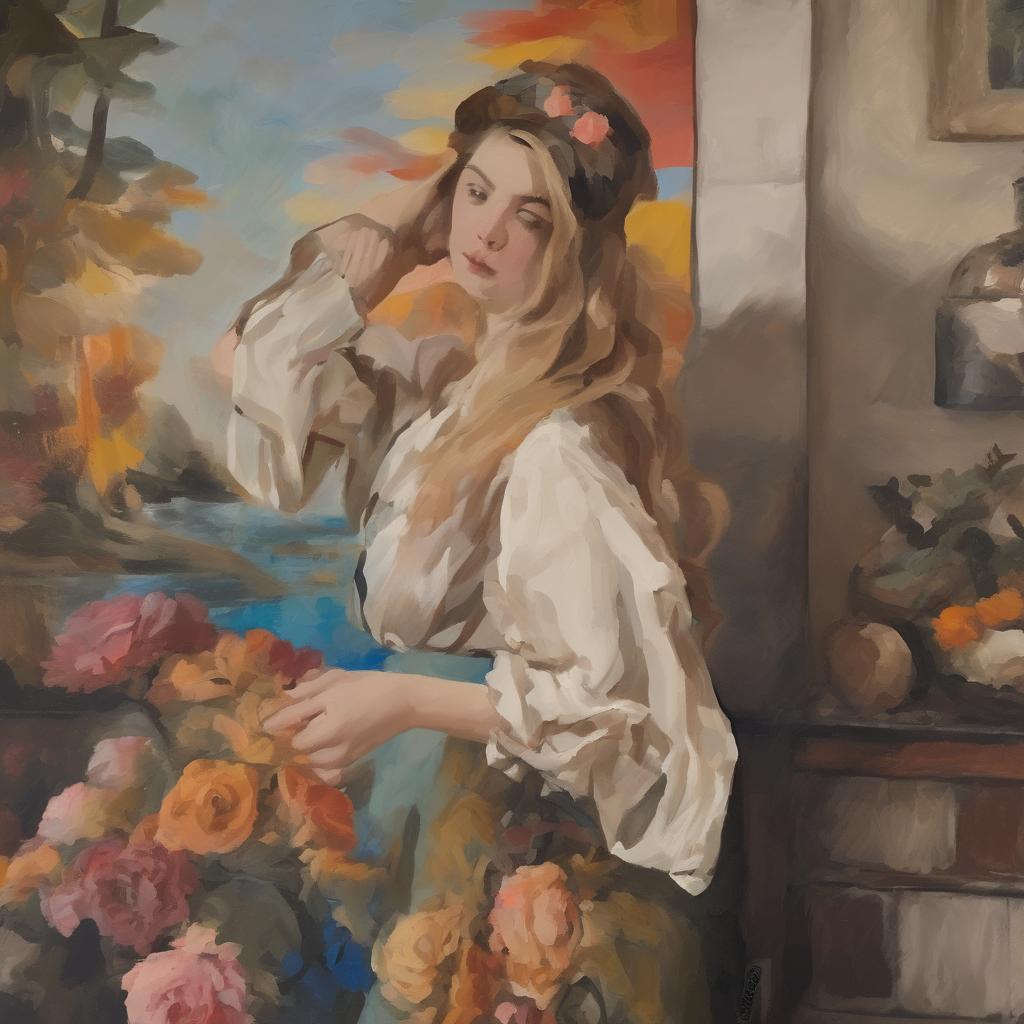 Η μοναδική τεχνική και στυλ του καλλιτέχνη